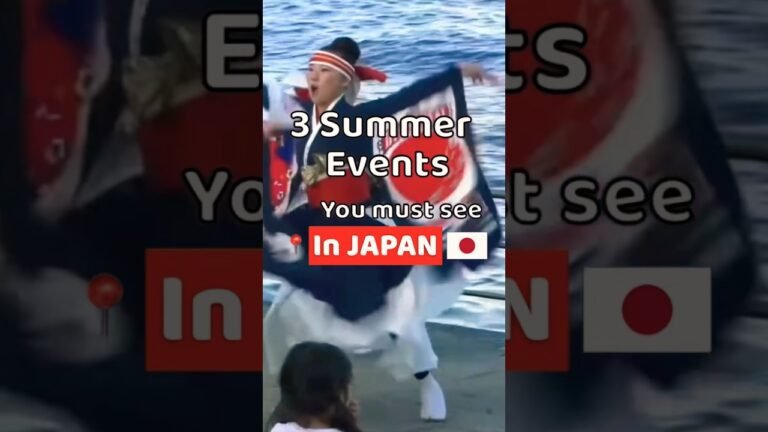 3 Summer Events you must see in Japan 🇯🇵 #shorts #Japan #SummerEvent #thingstodo