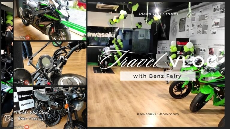 Travel vlog । Kawasaki Showroom Tour #trending #travel #kawasakininja #showroom