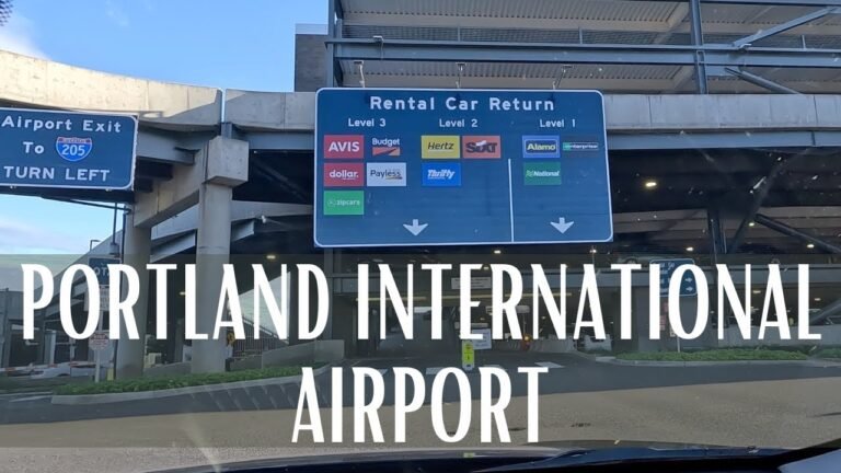 Navigating Portland International Airport | Rental Car Return | Luggage Drop | Terminal C